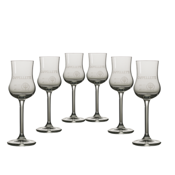 Confezione 6 Calici grappa Cappelletti